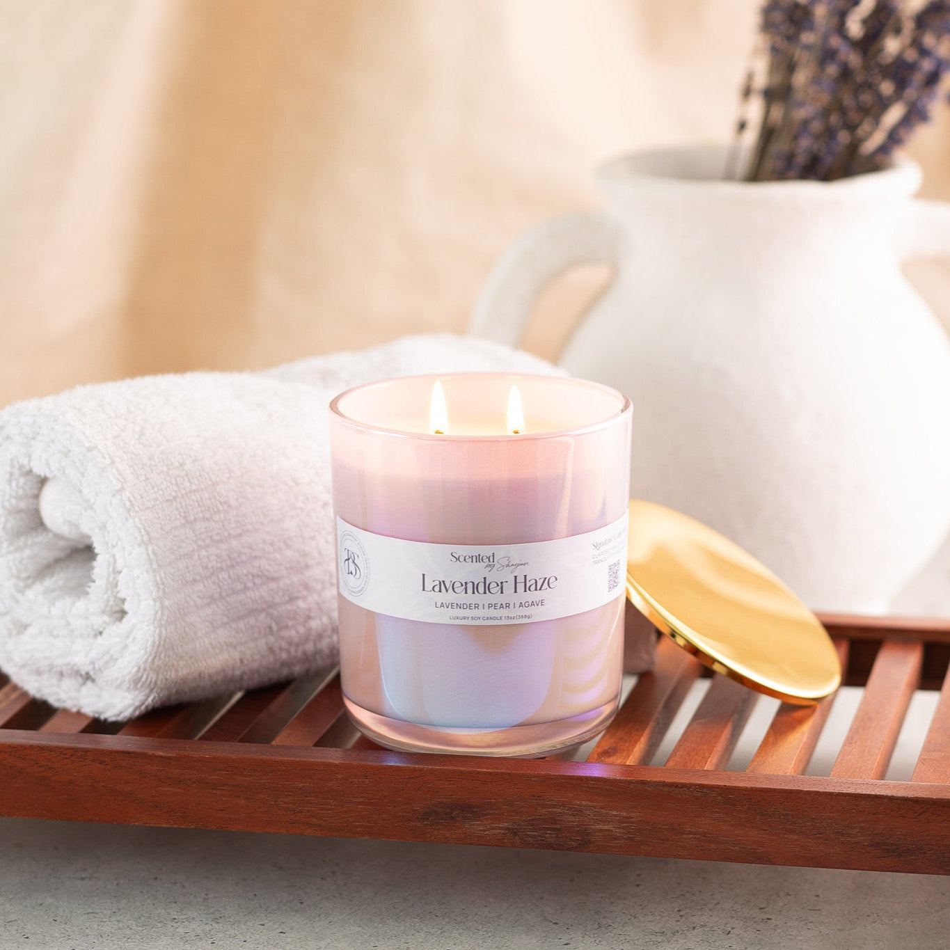 “Lavender Haze” Luxury Soy Candle