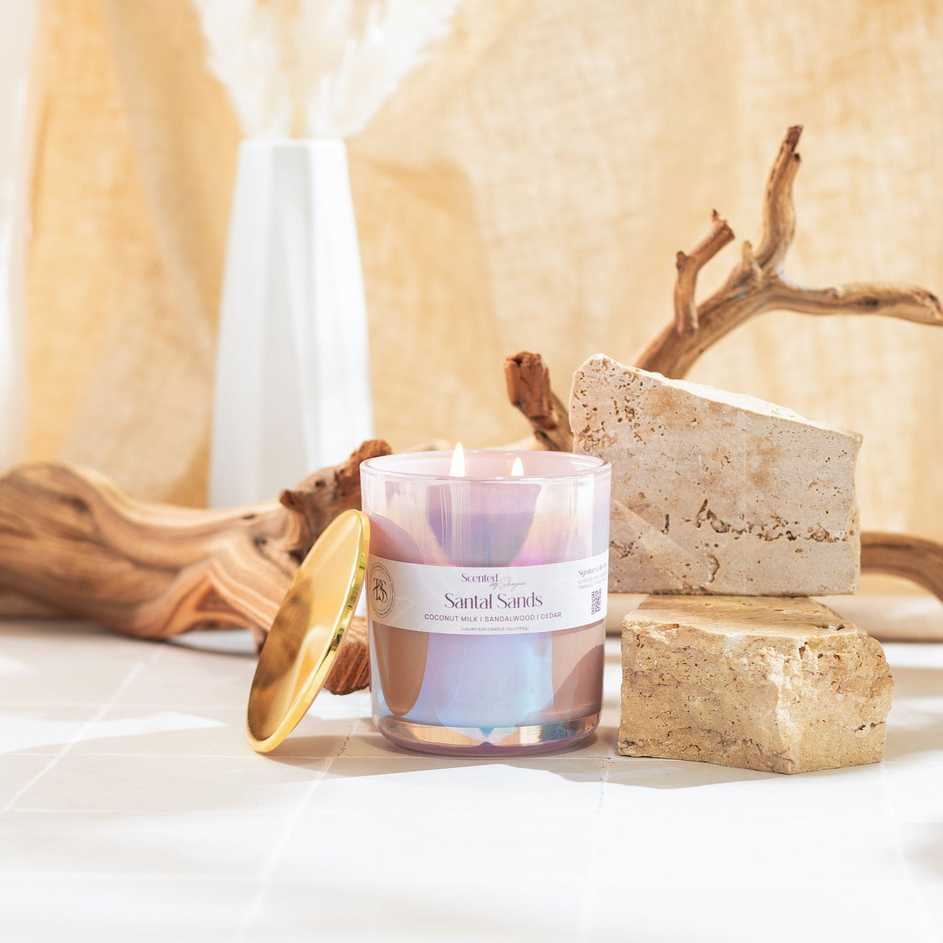 “Santal Sands” Luxury Soy Candle