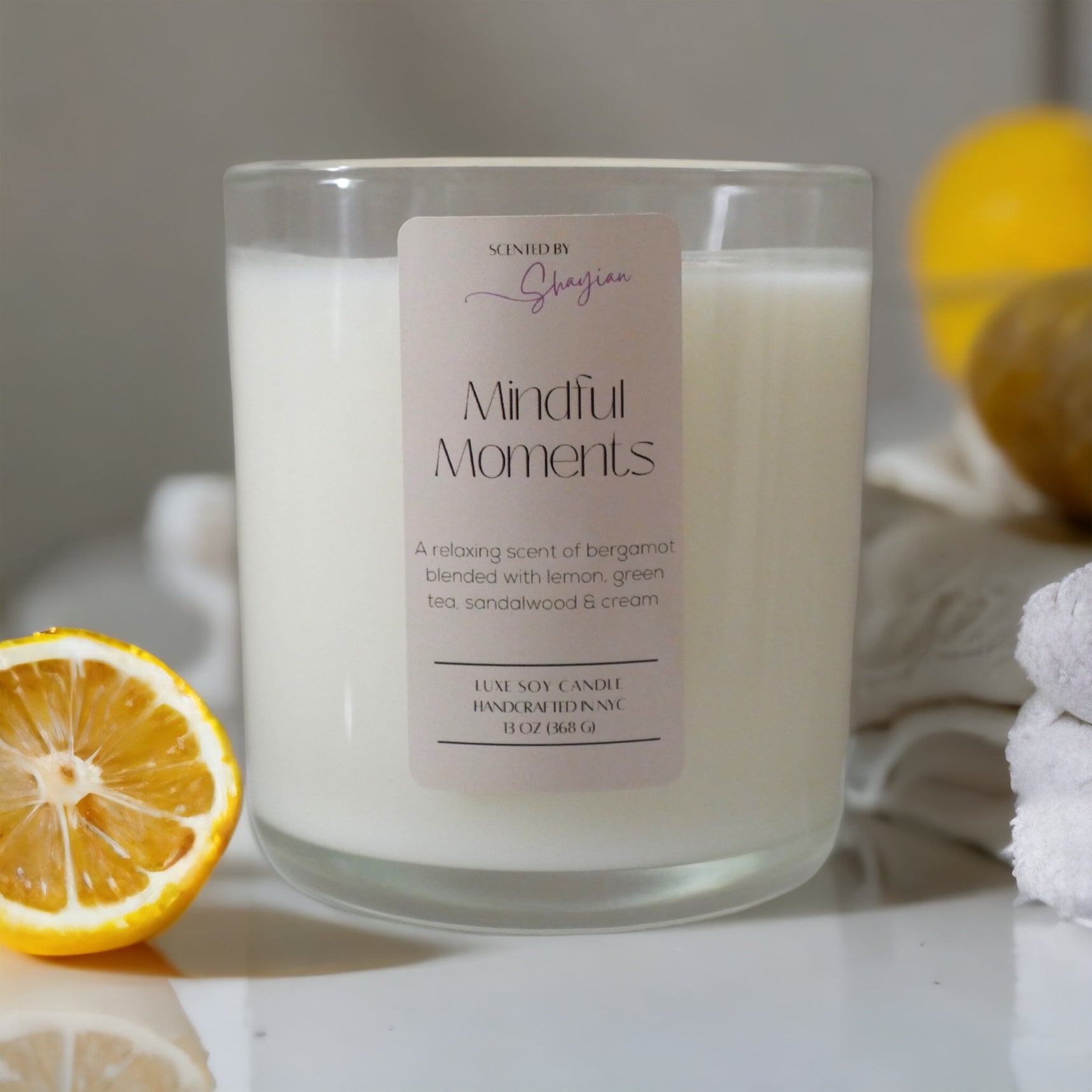 Original 13 oz Clear Glass Candle (Limited Stock)