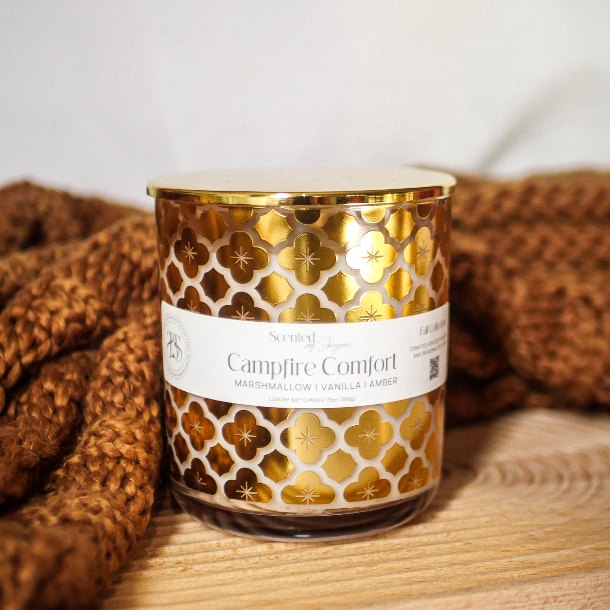 “Campfire Comfort” Luxury Soy Candle