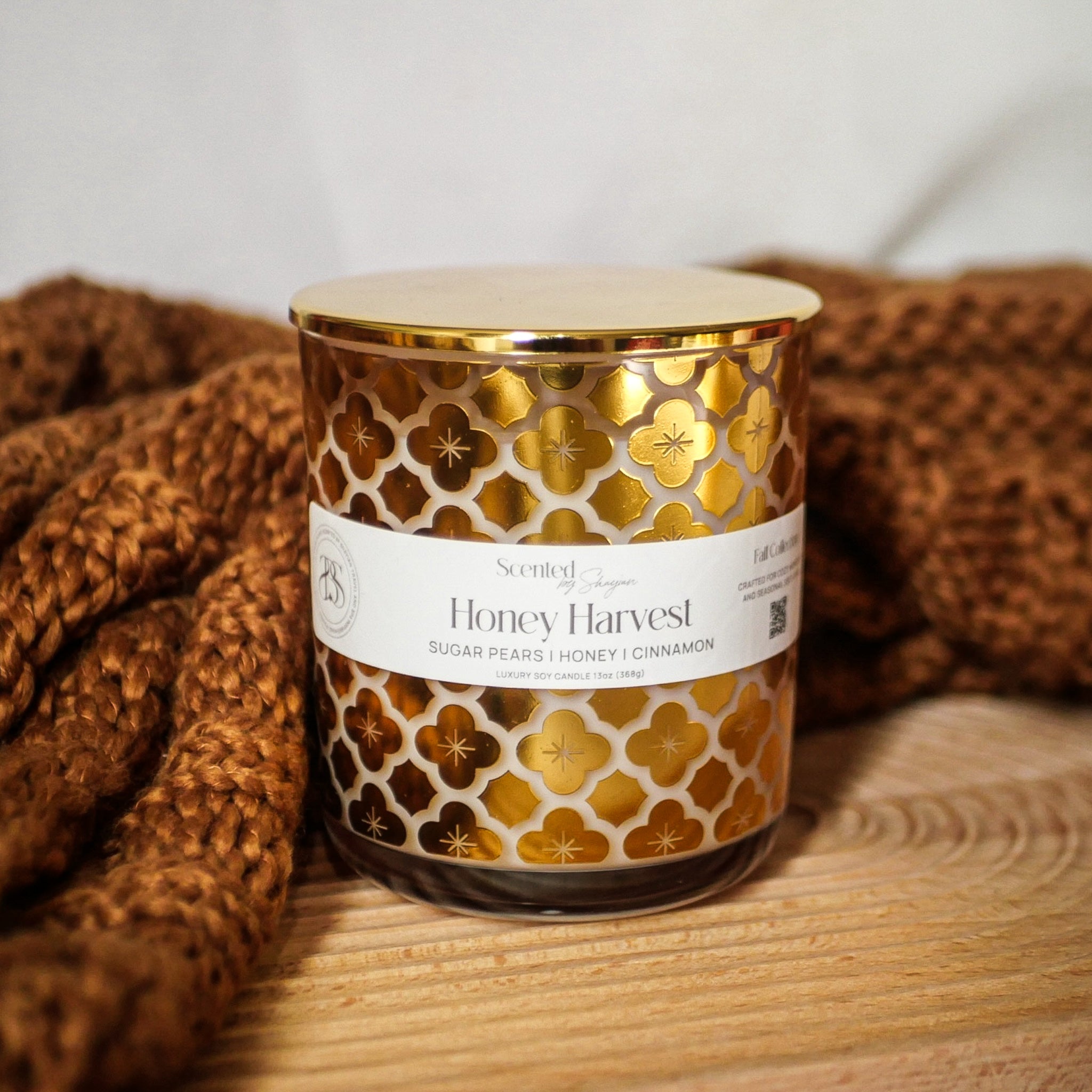 "Honey Harvest" Luxury Soy Candle