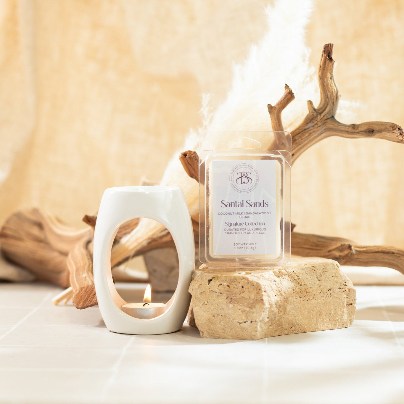 “Santal Sands” Soy Wax Melt