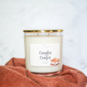 “Campfire Comfort” Luxury Soy Candle