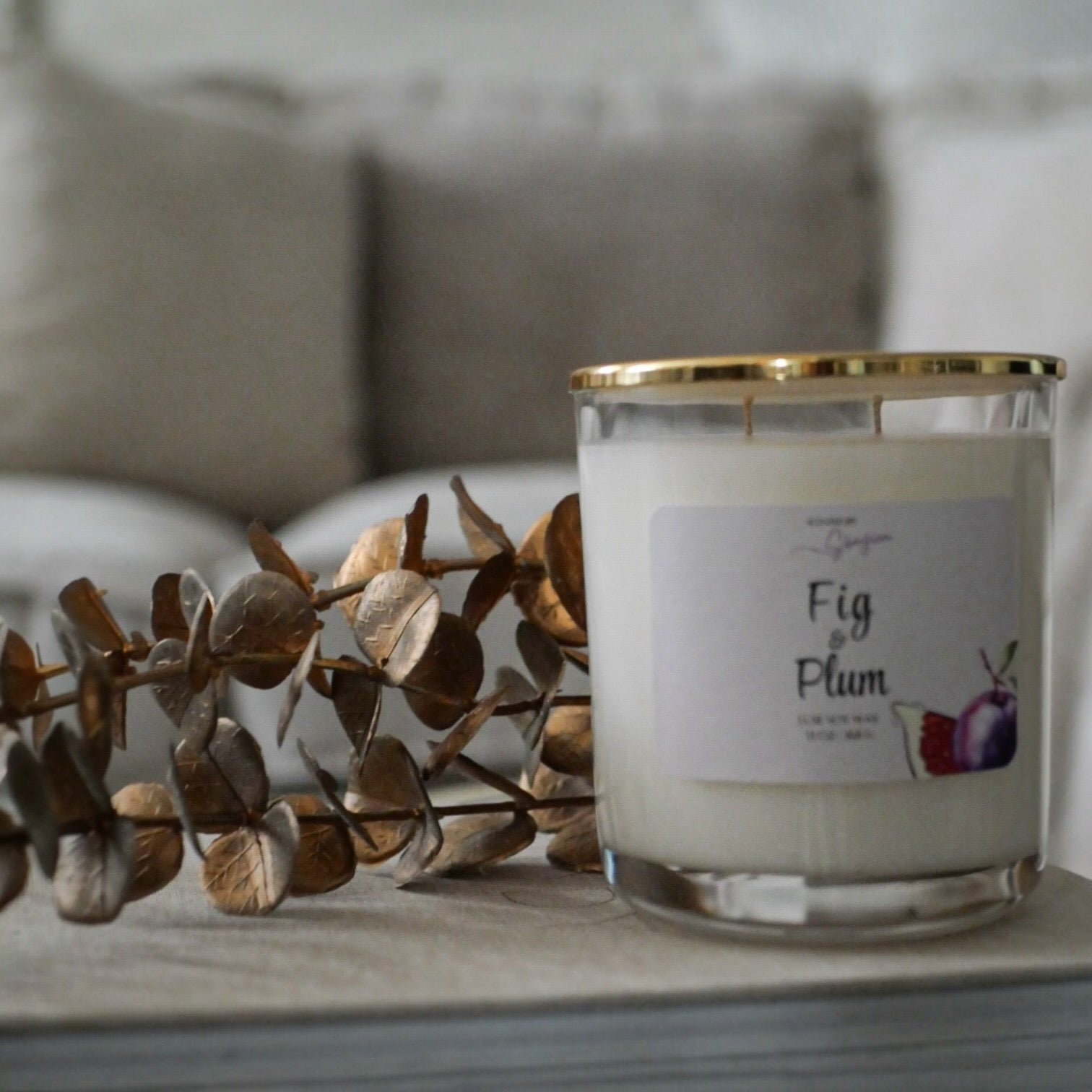 Fig & Plum Soy Candle 