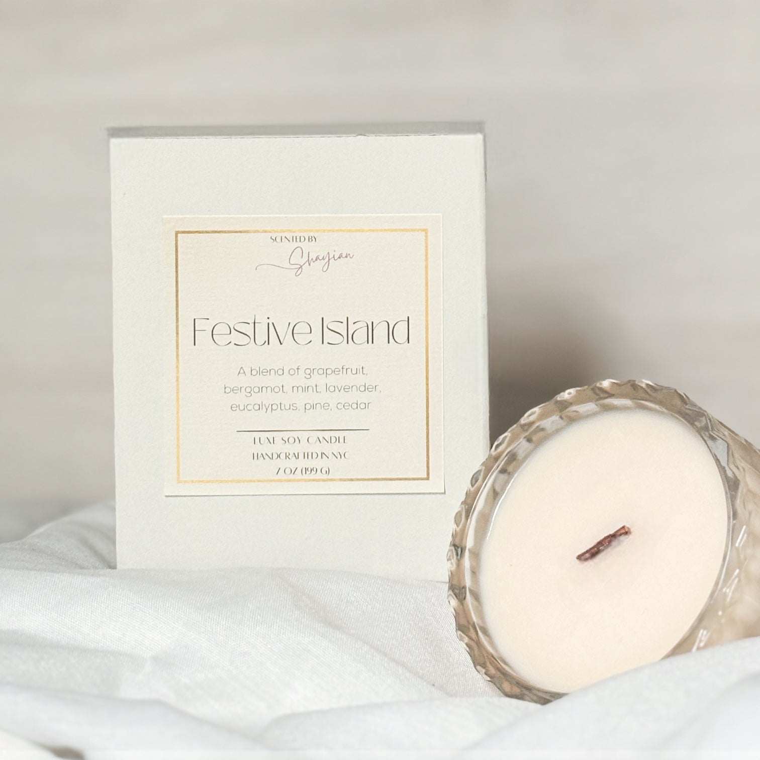 “Festive Island” Luxury Soy Candle